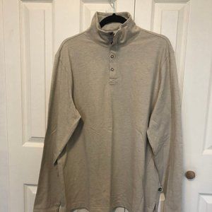 John Bartlett Consensus Tan Quarter Zip NWT